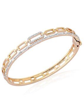 Timeless Diamond 14K (or 18k upon request) Yellow Gold Enchanted Bracelet
